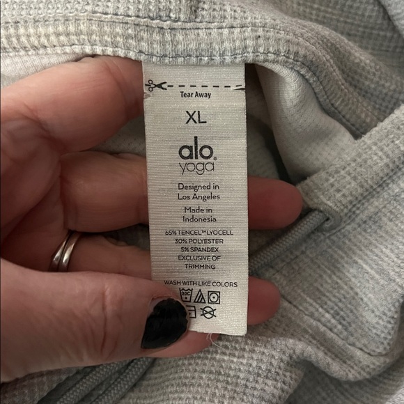 Alo Yoga Fastbreak Waffle hoodie Men’s XL - Picture 7 of 12